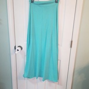 Turquoise skirt